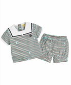 【モイモルン/moimoln / KIDS】の【セットアップ】ドロップカラーポイントトップス パンツ アクアブルー|ID: prp329100004525260 ipo3291000000032006686
