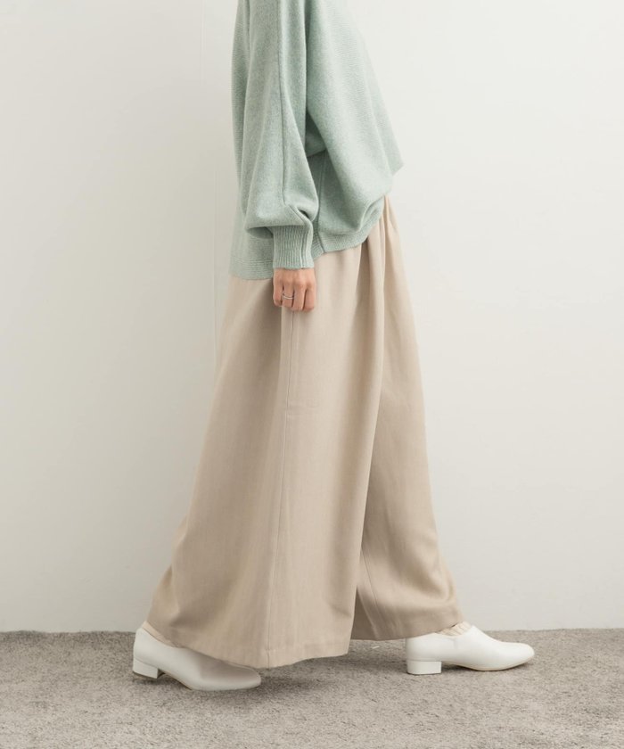 【アーバンリサーチ ドアーズ/URBAN RESEARCH DOORS】のメランジヘリンボーンギャザーワイドパンツ インテリア・キッズ・メンズ・レディースファッション・服の通販 founy(ファニー) https://founy.com/ ファッション Fashion レディースファッション WOMEN パンツ Pants 2024年 2024 2024-2025秋冬・A/W Aw/Autumn/Winter/Fw/Fall/2024-2025 冬 Winter ギャザー Gather バランス Balance フロント Front ヘリンボーン Herringbone ロング Long ワイド Wide A/W・秋冬 Aw・Autumn/Winter・Fw・Fall-Winter |ID: prp329100004525265 ipo3291000000032006715