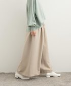【アーバンリサーチ ドアーズ/URBAN RESEARCH DOORS】のメランジヘリンボーンギャザーワイドパンツ BEIGE|ID: prp329100004525265 ipo3291000000032006716