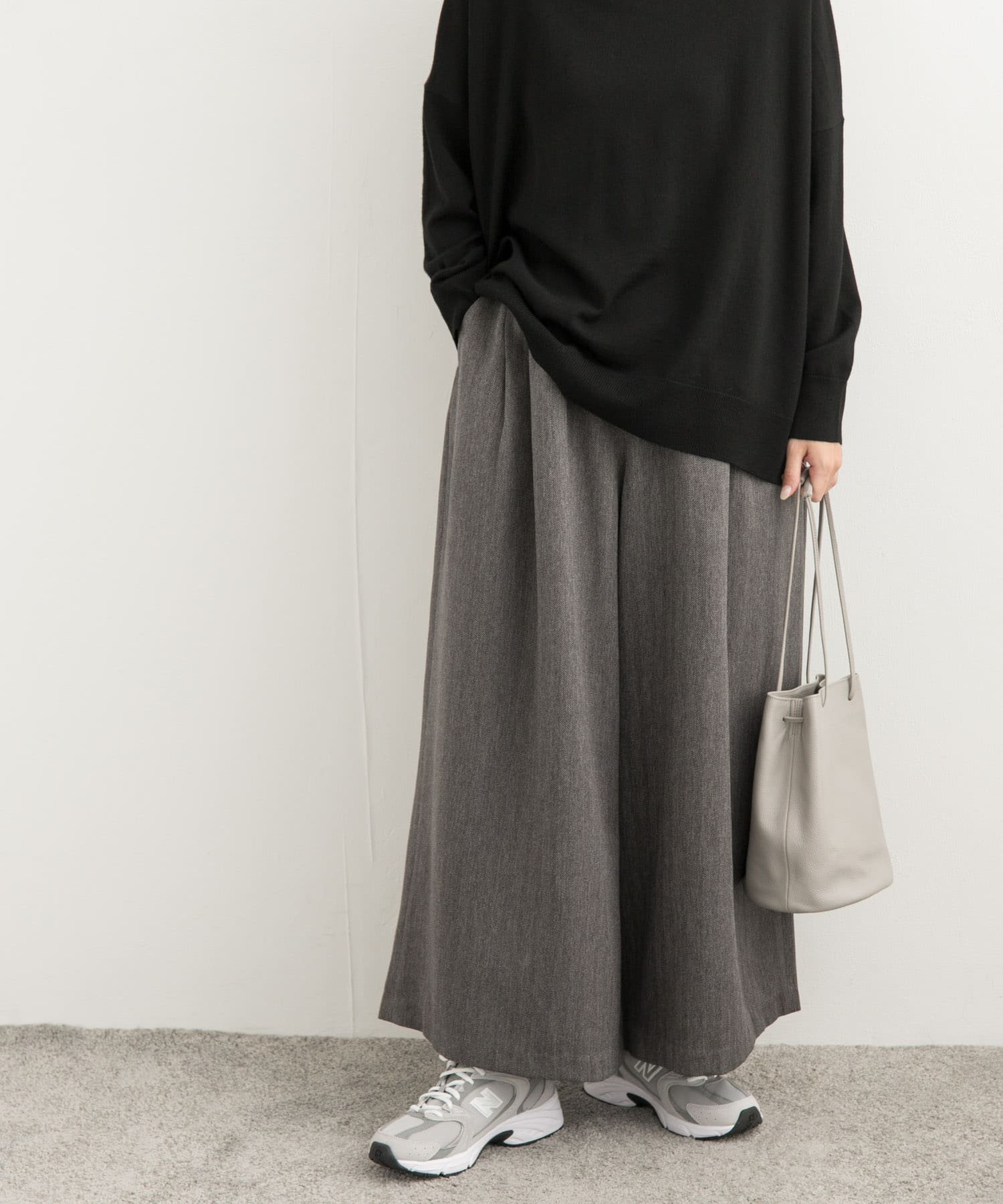 【アーバンリサーチ ドアーズ/URBAN RESEARCH DOORS】のメランジヘリンボーンギャザーワイドパンツ インテリア・キッズ・メンズ・レディースファッション・服の通販 founy(ファニー) 　ファッション　Fashion　レディースファッション　WOMEN　パンツ　Pants　2024年　2024　2024-2025秋冬・A/W　Aw/Autumn/Winter/Fw/Fall/2024-2025　冬　Winter　ギャザー　Gather　バランス　Balance　フロント　Front　ヘリンボーン　Herringbone　ロング　Long　ワイド　Wide　A/W・秋冬　Aw・Autumn/Winter・Fw・Fall-Winter　CHARCOAL|ID: prp329100004525265 ipo3291000000032006718