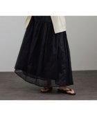 【サロン アダム エ ロペ/SALON adam et rope'】の【WEB限定】コットンオーガンジーギャザースカート 2 ブラック(01)|ID: prp329100004525269 ipo3291000000032620332