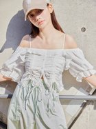 【スナイデル/SNIDEL】のクロップドバリエブラウス WHT[001]|ID:prp329100004525285
