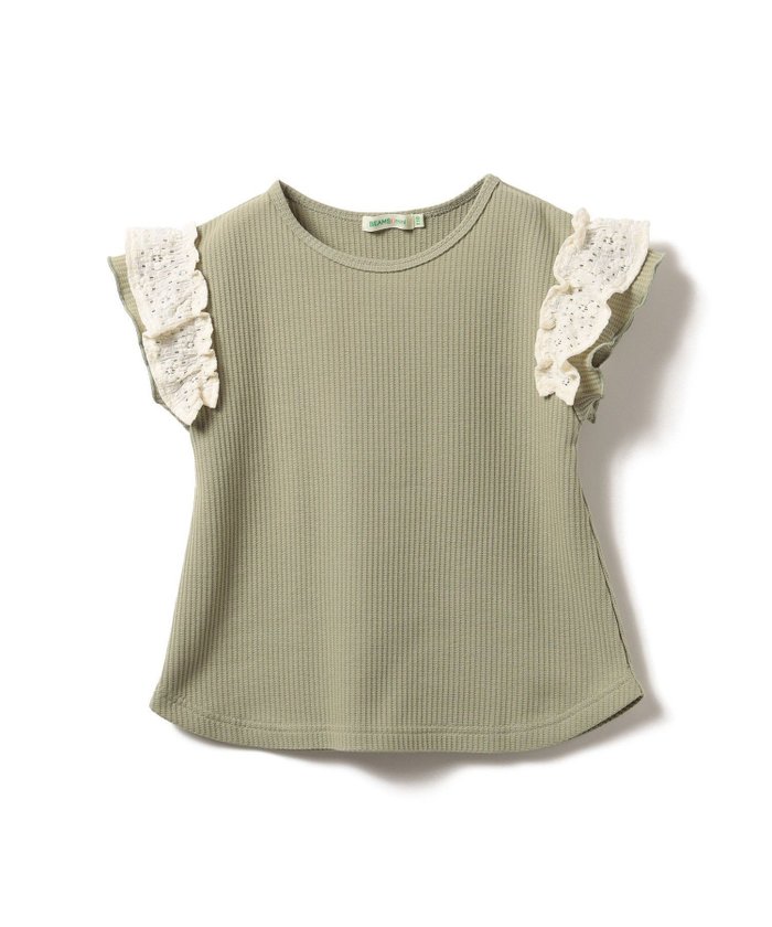 【ビームス/BEAMS / KIDS】のフラワー フリル プルオーバー(90~150cm) インテリア・キッズ・メンズ・レディースファッション・服の通販 founy(ファニー) https://founy.com/ ファッション Fashion キッズファッション Fashion for Kids トップス・カットソー Cut & Sew Tops おすすめ Recommended / Our Picks サロペット Overalls, Salopette フラワー Flower, Floral フリル Frill, Ruffle レース Lace, Lace Fabric ワッフル Waffle, Waffle Knit |ID: prp329100004525288 ipo3291000000033493593