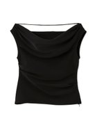 【フレイ アイディー/FRAY I.D】のアシメドレープブラウス/ウォッシャブル・防シワ BLK[009]|ID: prp329100004525295 ipo3291000000032006833