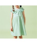 【こども ビームス/コドモ ビームス / KIDS】の襟フリル ダブルガーゼ ワンピース 2025SS(90~140cm) LT.GREEN|ID: prp329100004525307 ipo3291000000033470556