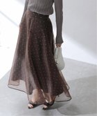 【ラ トータリテ/La TOTALITE】のブライズドットスカート 人気、トレンドファッション・服の通販 founy(ファニー) ファッション Fashion レディースファッション WOMEN スカート Skirt 2025年 2025 2025春夏・S/S Ss,Spring/Summer,2025 おすすめ Recommend シアー Sheer シンプル Simple ドット Dot フレア Flare エレガント 上品 Elegant 切替 Switching thumbnail ブラウン|ID: prp329100004525308 ipo3291000000032006887