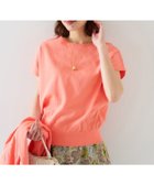 【アンタイトル/UNTITLED】の【11色展開/コットン100/アンサンブル可能】 プルオーバーニット オレンジ|ID: prp329100004525310 ipo3291000000032532978