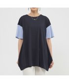 【エヴェックス バイ クリツィア/EVEX by KRIZIA】の【接触冷感】【UV対策】2WAYブロッキングプルオーバーカットソー ブルー|ID: prp329100004525317 ipo3291000000032006934