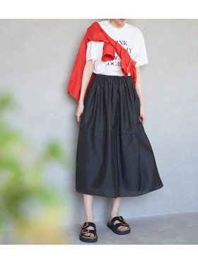 【ミラオーウェン/Mila Owen】のウエストゴムポケットデザインフレアスカート 人気、トレンドファッション・服の通販 founy(ファニー) ファッション Fashion レディースファッション Fashion for Women スカート Skirts Aライン・フレアスカート A-Line & Flared Skirts ギャザー Gathered, Ruffled シアー Sheer, See-Through シンプル Simple, Minimal トレンド Trend, Trending Now ポケット Pocket, Pocket Detail 今季 This Season, Current Season |ID:prp329100004525318