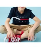 【トミーヒルフィガー/TOMMY HILFIGER / KIDS】のフラッグリブインサートTシャツ ネイビーDW5|ID: prp329100004525336 ipo3291000000032740832
