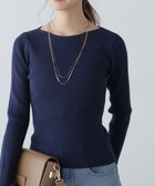 【フリーズマート/FREE'S MART】の洗える マシンウォッシャブルオーガニックコットン混ニット 人気、トレンドファッション・服の通販 founy(ファニー) ファッション Fashion レディースファッション WOMEN トップス・カットソー Tops/Tshirt ニット Knit Tops フィット Fit ベーシック Basic 洗える Washable thumbnail ネイビー|ID: prp329100004525345 ipo3291000000032007064