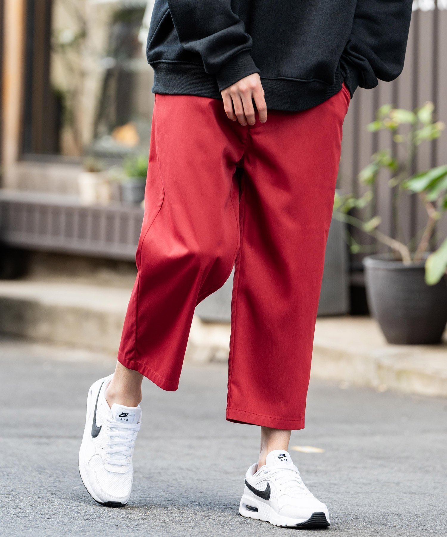 【ロッキーモンロー/Rocky Monroe】のナチュラルストレッチツイルクロップドシェフパンツ インテリア・キッズ・メンズ・レディースファッション・服の通販 founy(ファニー) 　ファッション　Fashion　レディースファッション　WOMEN　パンツ　Pants　くるぶし　Ankle　クロップド　Cropped　サンダル　Sandals　シャーリング　Shirring　シューズ　Shoes　シンプル　Simple　ストレッチ　Stretch　スニーカー　Sneakers　スマート　Smart　ツイル　Twill　テーパード　Tapered　人気　Popularity　フィット　Fit　フロント　Front　ポロシャツ　Polo Shirt　無地　Plain Color　リラックス　Relax　ルーズ　Loose　ループ　Loop　再入荷　Restock/Back In Stock/Re Arrival　おすすめ　Recommend　ゴルフ　Golf　レッド|ID: prp329100004525357 ipo3291000000032007127