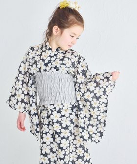 【ペアマノン/pairmanon / KIDS】の【簡単着付け】【リンクコーデ】2WAYガールズ浴衣 人気、トレンドファッション・服の通販 founy(ファニー) ファッション Fashion キッズファッション Fashion for Kids セパレート Separate, Two-Piece |ID:prp329100004525367
