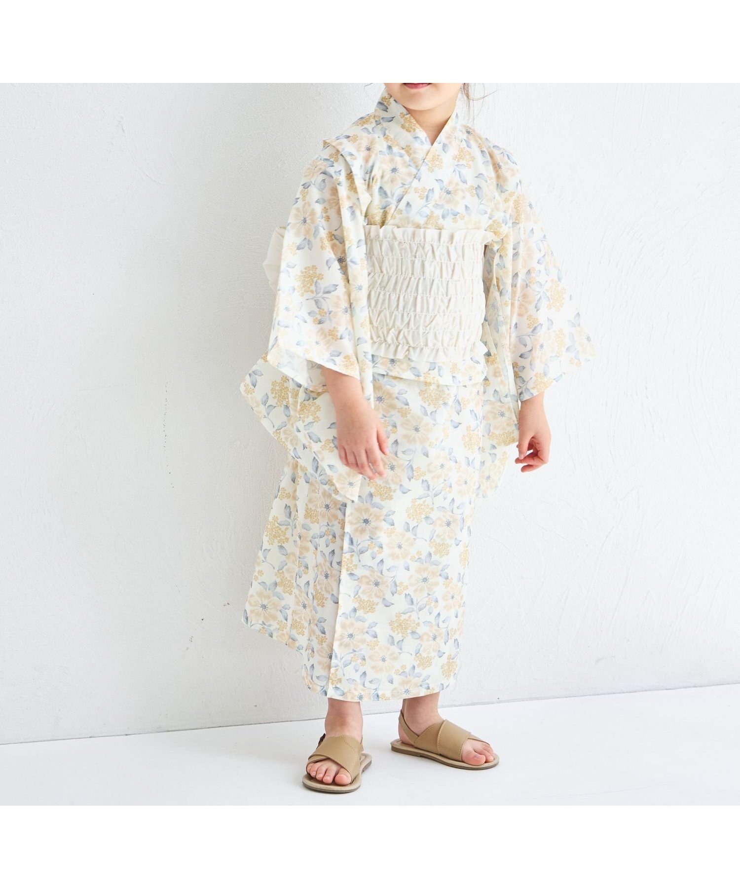 【ペアマノン/pairmanon / KIDS】の【簡単着付け】【リンクコーデ】2WAYガールズ浴衣 インテリア・キッズ・メンズ・レディースファッション・服の通販 founy(ファニー) 　ファッション　Fashion　キッズファッション　Fashion for Kids　セパレート　Separate, Two-Piece　ライトイエロー61|ID: prp329100004525367 ipo3291000000032007167