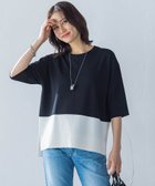 【ロートレ アモン/LAUTRE AMONT】の5分袖Tシャツライクニット≪手洗い可能≫ 人気、トレンドファッション・服の通販 founy(ファニー) ファッション Fashion レディースファッション WOMEN トップス・カットソー Tops/Tshirt ニット Knit Tops シャツ/ブラウス Shirts/Blouses ロング / Tシャツ T-Shirts ストレッチ Stretch エレガント 上品 Elegant thumbnail ブラック系その他|ID: prp329100004525373 ipo3291000000032007204