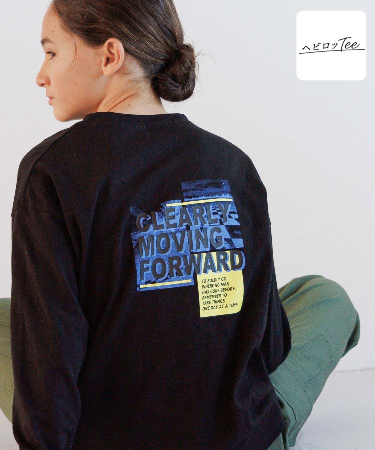 【グローバルワーク/GLOBAL WORK / KIDS】のヘビロッTEE/プリント長袖/キッズ/147381 インテリア・キッズ・メンズ・レディースファッション・服の通販 founy(ファニー) 　ファッション　Fashion　キッズファッション　KIDS　おすすめ　Recommend　グラフィック　Graphic　シンプル　Simple　フレンチ　French　プリント　Print　モノトーン　Monotone　ワイド　Wide　人気　Popularity　吸水　Water Absorption　犬　Dog　長袖　Long Sleeve　ブラック09|ID: prp329100004525378 ipo3291000000032096872