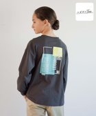 【グローバルワーク/GLOBAL WORK / KIDS】のヘビロッTEE/プリント長袖/キッズ/147381 チャコール18|ID: prp329100004525378 ipo3291000000032096882