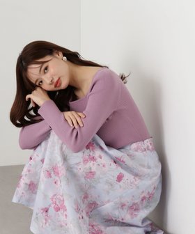 【プロポーション ボディドレッシング/PROPORTION BODY DRESSING】のオーガンシアーフラワースカート 人気、トレンドファッション・服の通販 founy(ファニー) ファッション Fashion レディースファッション WOMEN スカート Skirt フラワー Flower プリント Print 春 Spring |ID:prp329100004525417