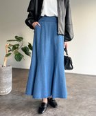 【シェトワ/Chez toi】の【3/26再販 スタート】セミフレアデニムスカート 人気、トレンドファッション・服の通販 founy(ファニー) ファッション Fashion レディースファッション WOMEN スカート Skirt デニムスカート Denim Skirts ギャザー Gather シンプル Simple スウェット Sweat タンク Tank デニム Denim パウダー Powder フレア Flare マーメイド Mermaid おすすめ Recommend ビジネス 仕事 通勤 Business thumbnail ブルー|ID: prp329100004525422 ipo3291000000032007414
