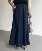 【シェトワ/Chez toi】の【3/26再販 スタート】セミフレアデニムスカート 人気、トレンドファッション・服の通販 founy(ファニー) ファッション Fashion レディースファッション WOMEN スカート Skirt デニムスカート Denim Skirts ギャザー Gather シンプル Simple スウェット Sweat タンク Tank デニム Denim パウダー Powder フレア Flare マーメイド Mermaid おすすめ Recommend ビジネス 仕事 通勤 Business thumbnail インディゴブルー|ID: prp329100004525422 ipo3291000000032007417