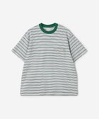 【ビショップ/Bshop】のポケットTシャツ STRIPE WOMEN 人気、トレンドファッション・服の通販 founy(ファニー) ファッション Fashion レディースファッション WOMEN トップス・カットソー Tops/Tshirt シャツ/ブラウス Shirts/Blouses ロング / Tシャツ T-Shirts シンプル Simple ポケット Pocket thumbnail GREEN系1|ID: prp329100004525437 ipo3291000000032007483