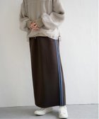 【ノッチ/notch】のサイドラインジャージスカート 人気、トレンドファッション・服の通販 founy(ファニー) ファッション Fashion レディースファッション Ladies' Fashion Online スカート Skirt おすすめ Recommend シューズ Shoes thumbnail ブラウン|ID: prp329100004525438 ipo3291000000032655197