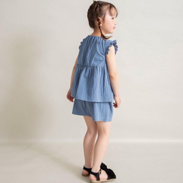 【ブランシェス/branshes / KIDS】の【WEB限定/DRC】袖フリルアソートセットアップ インテリア・キッズ・メンズ・レディースファッション・服の通販 founy(ファニー) https://founy.com/ ファッション Fashion キッズファッション KIDS Children’s Clothing キュロット Culottes ギャザー Gather 切替 Switching セットアップ Set Up フリル Frills ボトム Bottom ポケット Pocket 無地 Plain Color プチプライス・低価格 Affordable おすすめ Recommend 夏 Summer |ID: prp329100004525447 ipo3291000000032580010