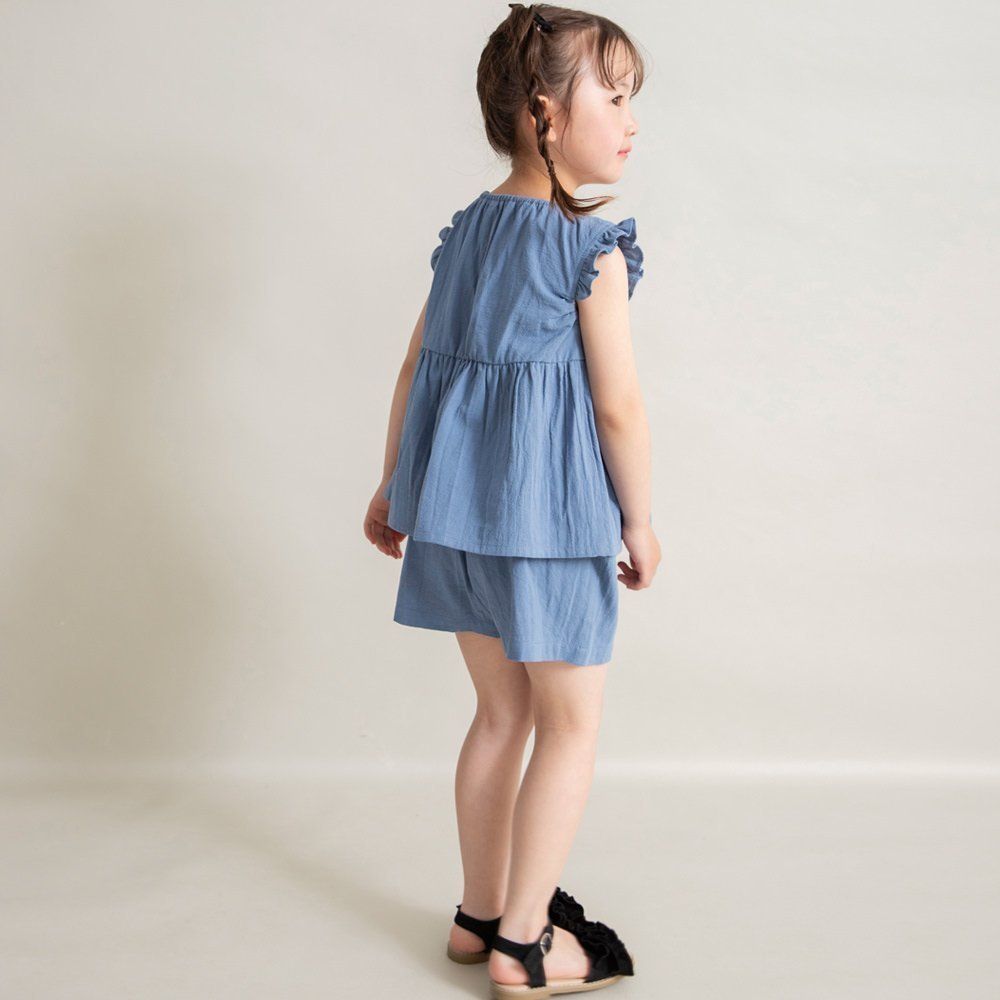【ブランシェス/branshes / KIDS】の【WEB限定/DRC】袖フリルアソートセットアップ 人気、トレンドファッション・服の通販 founy(ファニー) 　ファッション　Fashion　キッズファッション　KIDS Children’s Clothing　キュロット　Culottes　ギャザー　Gather　切替　Switching　セットアップ　Set Up　フリル　Frills　ボトム　Bottom　ポケット　Pocket　無地　Plain Color　プチプライス・低価格　Affordable　おすすめ　Recommend　夏　Summer　 other-1|ID: prp329100004525447 ipo3291000000032580010