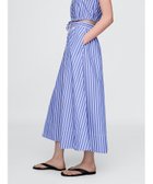 【ギャップ/GAP】のポプリン マキシスカート 人気、トレンドファッション・服の通販 founy(ファニー) ファッション Fashion レディースファッション WOMEN スカート Skirt アンクル Uncle フィット Fit フレア Flare ポケット Pocket マキシ Maxi リラックス Relax thumbnail BLUE_WHITE_STRIPE|ID: prp329100004525450 ipo3291000000032007558