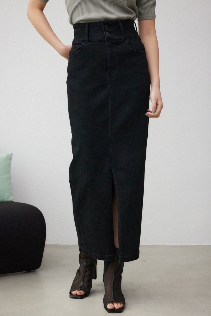 【アズール バイ マウジー/AZUL by moussy】のAZUL DENIM ハイウエストスカート 人気、トレンドファッション・服の通販 founy(ファニー) 　ファッション　Fashion　レディースファッション　WOMEN　スカート　Skirt　2024年　2024　2024-2025秋冬・A/W　Aw/Autumn/Winter/Fw/Fall/2024-2025　おすすめ　Recommend　スリット　Slit　A/W・秋冬　Aw・Autumn/Winter・Fw・Fall-Winter　 other-1|ID: prp329100004525466 ipo3291000000032007619
