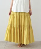 【インディヴィ/INDIVI】のティアードレーススカート 人気、トレンドファッション・服の通販 founy(ファニー) ファッション Fashion レディースファッション WOMEN スカート Skirt インド India シンプル Simple ティアードスカート Tiered Skirt レース Race 切替 Switching thumbnail イエロー|ID: prp329100004525468 ipo3291000000032007634