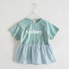【ブランシェス/branshes / KIDS】の【WEB限定/DRC/綿100%】異素材切替ロゴ半袖Tシャツ ライトグリーン|ID: prp329100004525475 ipo3291000000032581147