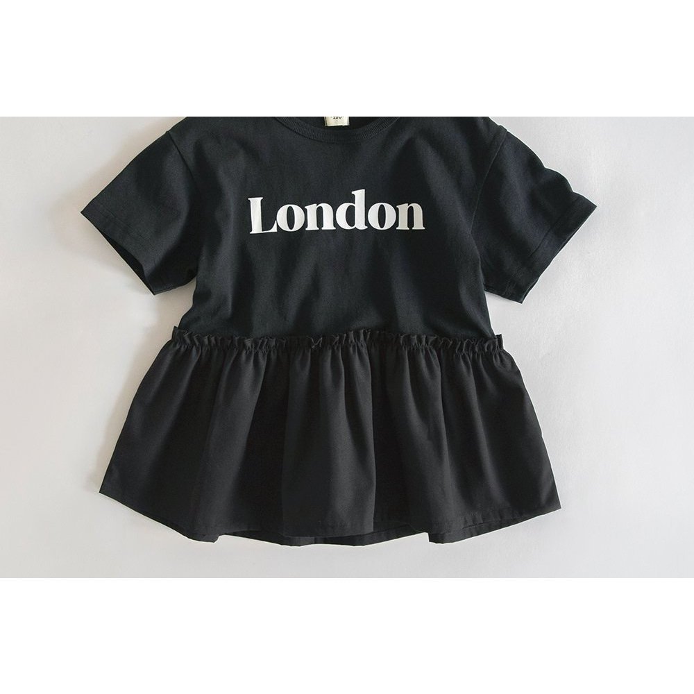 【ブランシェス/branshes / KIDS】の【WEB限定/DRC/綿100%】異素材切替ロゴ半袖Tシャツ インテリア・キッズ・メンズ・レディースファッション・服の通販 founy(ファニー) 　ファッション　Fashion　キッズファッション　KIDS Children’s Clothing　おすすめ　Recommend　プリント　Print　切替　Switching　半袖　Short Sleeve　吸水　Water Absorption　ブラック|ID: prp329100004525475 ipo3291000000032581149