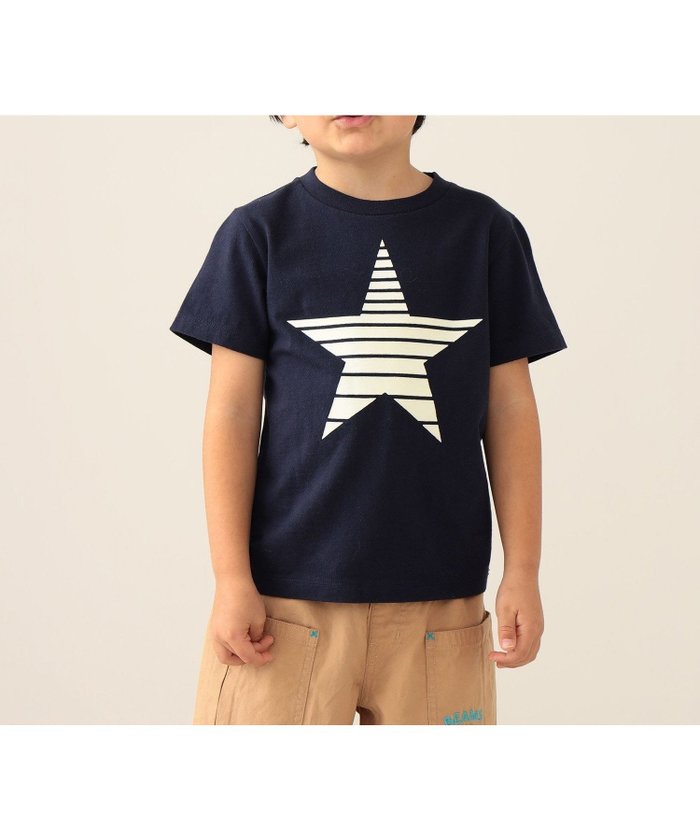 【その他のブランド/Other】の星 フロッキー Tシャツ (90~150cm) インテリア・キッズ・メンズ・レディースファッション・服の通販 founy(ファニー) https://founy.com/ ファッション Fashion キッズファッション KIDS ガーリー Girly クール Cool ビッグ Big ボーダー Border 定番 Standard |ID: prp329100004525479 ipo3291000000032098020