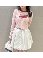 【リリーブラウン/Lily Brown】の【LILY BROWN×PUMA】バルーンスカート 人気、トレンドファッション・服の通販 founy(ファニー) ファッション Fashion レディースファッション Ladies' Fashion Online スカート Skirt カットソー Cut And Sew スポーツ Sports トレンド Trend バルーン Balloon プリント Print 別注 Special Order ワンポイント One Point |ID:prp329100004525503