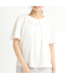 【リフレクト/Reflect】の【接触冷感/洗える】タックディティールブラウス 人気、トレンドファッション・服の通販 founy(ファニー) ファッション Fashion レディースファッション WOMEN トップス・カットソー Tops/Tshirt シャツ/ブラウス Shirts/Blouses アクセサリー Accessories ジャケット Jacket ジョーゼット Georgette 洗える Washable |ID:prp329100004525530