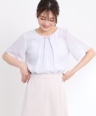 【リフレクト/Reflect】の【接触冷感/洗える】タックディティールブラウス 人気、トレンドファッション・服の通販 founy(ファニー) ファッション Fashion レディースファッション WOMEN トップス・カットソー Tops/Tshirt シャツ/ブラウス Shirts/Blouses アクセサリー Accessories ジャケット Jacket ジョーゼット Georgette 洗える Washable thumbnail ライトグレー|ID: prp329100004525530 ipo3291000000032007881