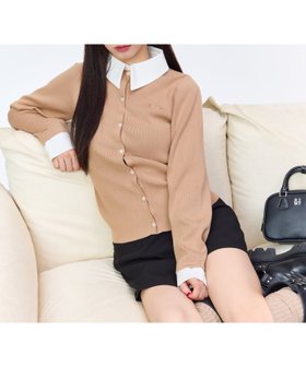 【エイミーイストワール/eimy istoire】のEIMYロゴバイカラーニットカーディガン 人気、トレンドファッション・服の通販 founy(ファニー) ファッション Fashion レディースファッション WOMEN トップス・カットソー Tops/Tshirt ニット Knit Tops カーディガン Cardigans 春 Spring 秋 Autumn/Fall カーディガン Cardigan スタイリッシュ Stylish トレンド Trend フォーマル Formal フラット Flat フロント Front ボトム Bottom おすすめ Recommend |ID:prp329100004525542