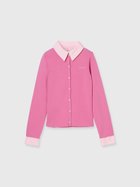 【エイミーイストワール/eimy istoire】のEIMYロゴバイカラーニットカーディガン 人気、トレンドファッション・服の通販 founy(ファニー) ファッション Fashion レディースファッション WOMEN トップス・カットソー Tops/Tshirt ニット Knit Tops カーディガン Cardigans 春 Spring 秋 Autumn/Fall カーディガン Cardigan スタイリッシュ Stylish トレンド Trend フォーマル Formal フラット Flat フロント Front ボトム Bottom おすすめ Recommend thumbnail PINK|ID: prp329100004525542 ipo3291000000032007928