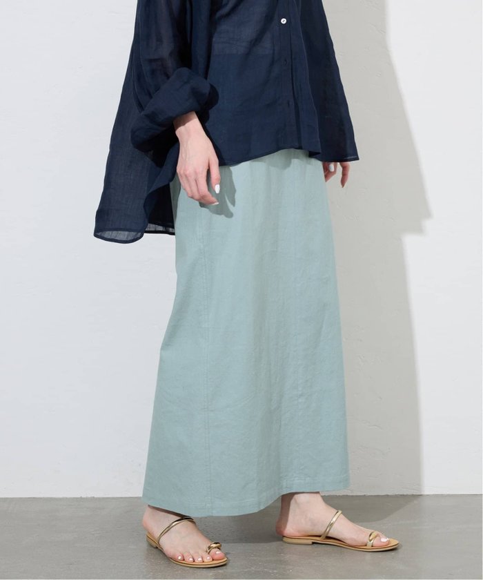 【スローブ イエナ/SLOBE IENA】のリネンレーヨンアイラインスカート インテリア・キッズ・メンズ・レディースファッション・服の通販 founy(ファニー) https://founy.com/ ファッション Fashion レディースファッション WOMEN スカート Skirt 2025年 2025 2025春夏・S/S Ss,Spring/Summer,2025 コンパクト Compact ストレッチ Stretch ベーシック Basic リネン Linen リラックス Relax |ID: prp329100004525545 ipo3291000000032007930