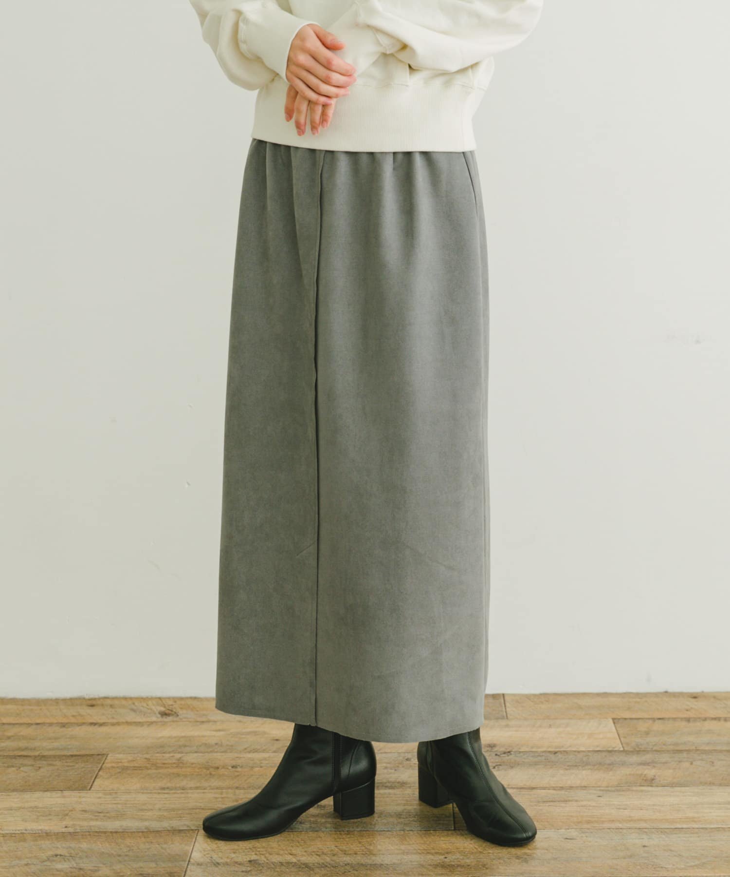 【その他のブランド/Other】のペンシルタイトスカート インテリア・キッズ・メンズ・レディースファッション・服の通販 founy(ファニー) 　ファッション　Fashion　レディースファッション　WOMEN　スカート　Skirt　2024年　2024　2024-2025秋冬・A/W　Aw/Autumn/Winter/Fw/Fall/2024-2025　冬　Winter　クール　Cool　シンプル　Simple　タイトスカート　Tight Skirt　フェイクスエード　Faux Suede　フェイス　Face　ベーシック　Basic　ペンシル　Pencil　A/W・秋冬　Aw・Autumn/Winter・Fw・Fall-Winter　BLU|ID: prp329100004525583 ipo3291000000032008106