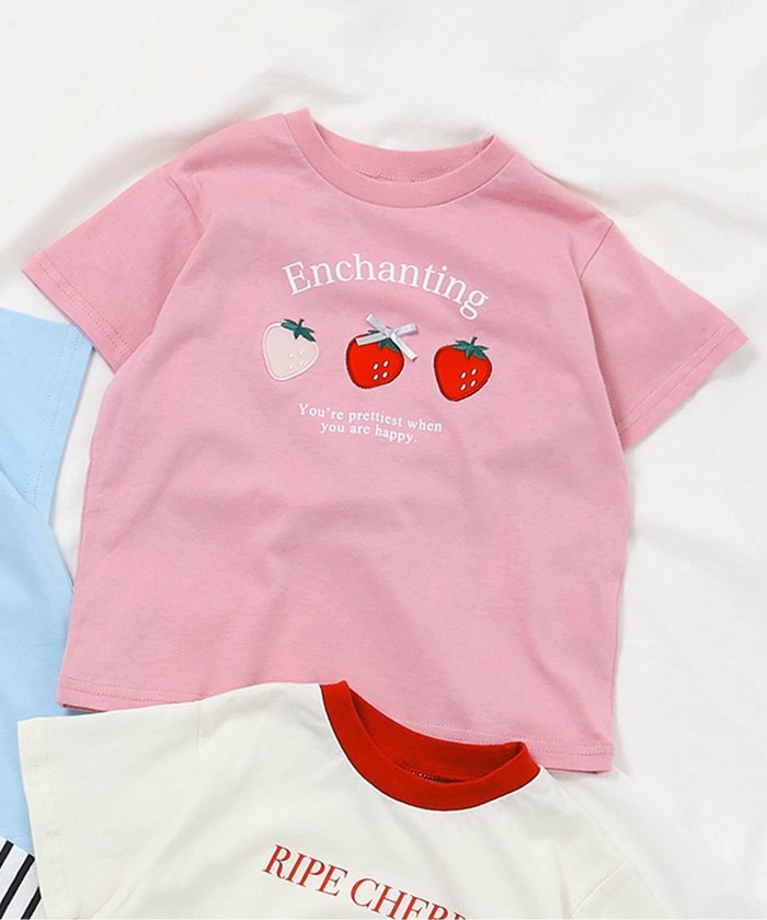 【その他のブランド/Other】の8柄バラエティモチーフTシャツ インテリア・キッズ・メンズ・レディースファッション・服の通販 founy(ファニー) https://founy.com/ ファッション Fashion キッズファッション KIDS おすすめ Recommend モチーフ Motif リボン Ribbon |ID: prp329100004525607 ipo3291000000032069681