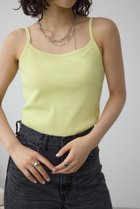 【アズール バイ マウジー/AZUL by moussy】のファインリブキャミソール 人気、トレンドファッション・服の通販 founy(ファニー) ファッション Fashion レディースファッション WOMEN トップス・カットソー Tops/Tshirt キャミソール / ノースリーブ No Sleeves インナー Inner キャミソール Camisole トレンド Trend ベーシック Basic エレガント 上品 Elegant 定番 Standard thumbnail LIME|ID: prp329100004525632 ipo3291000000032008327