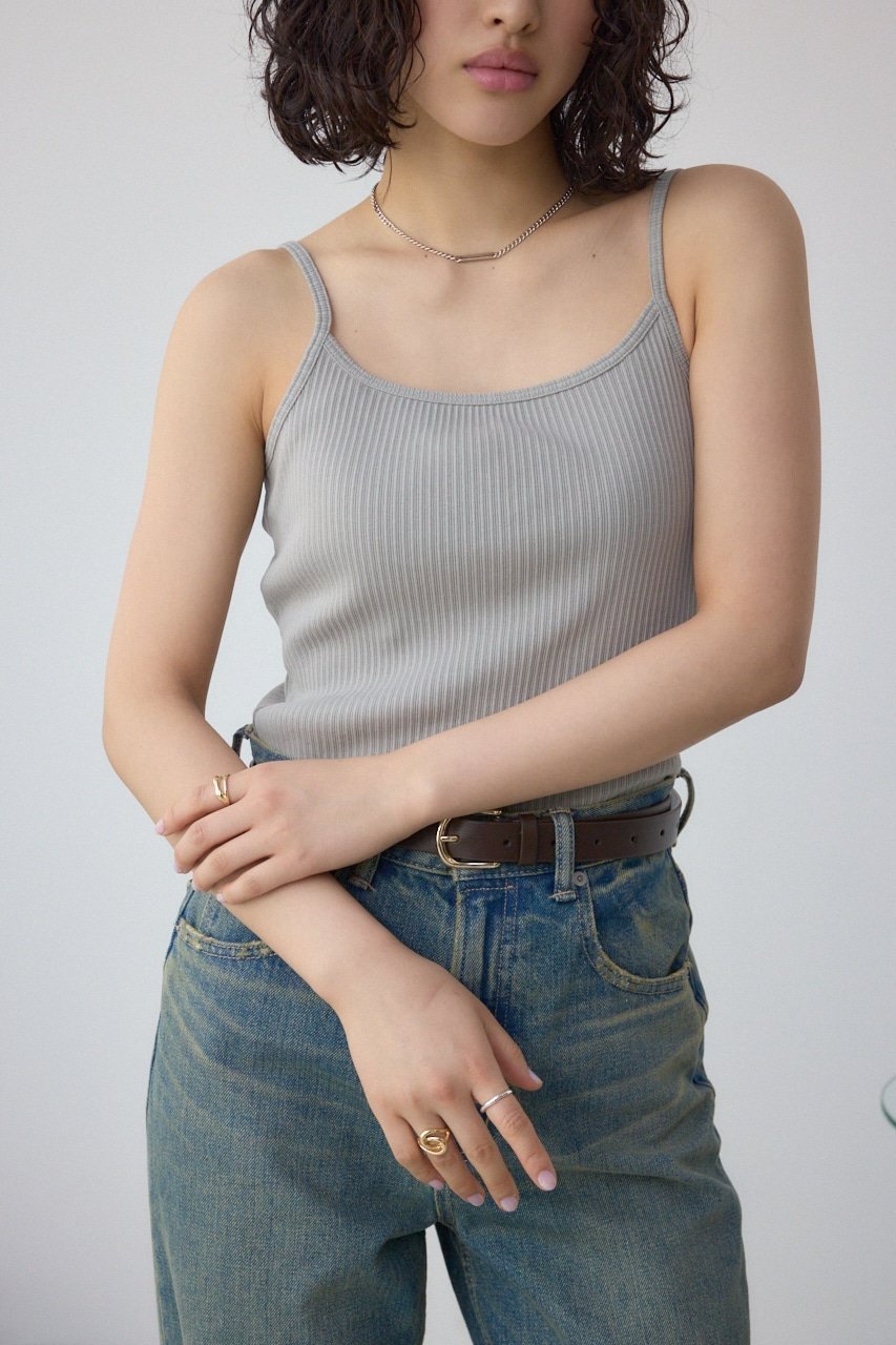【アズール バイ マウジー/AZUL by moussy】のファインリブキャミソール インテリア・キッズ・メンズ・レディースファッション・服の通販 founy(ファニー) 　ファッション　Fashion　レディースファッション　WOMEN　トップス・カットソー　Tops/Tshirt　キャミソール / ノースリーブ　No Sleeves　インナー　Inner　キャミソール　Camisole　トレンド　Trend　ベーシック　Basic　エレガント 上品　Elegant　定番　Standard　BEG|ID: prp329100004525632 ipo3291000000032008328