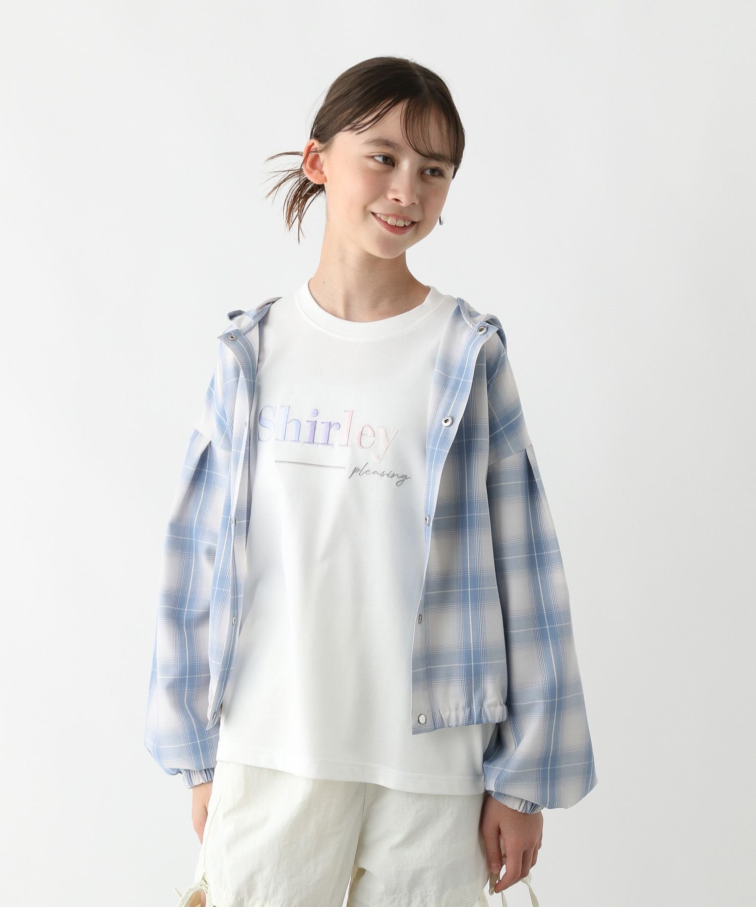 【グローバルワーク/GLOBAL WORK / KIDS】のズットパットパーカー/キッズ/147419 インテリア・キッズ・メンズ・レディースファッション・服の通販 founy(ファニー) 　ファッション　Fashion　キッズファッション　KIDS Children’s Clothing　ガーリー　Girly　デニム　Denim　パーカー　Hoodie　プリーツ　Pleats　ボトム　Bottom　ラウンド　Round　ワイド　Wide　サックスチェック84|ID: prp329100004525647 ipo3291000000032607130