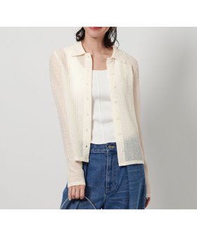 【ビューティ&ユース ユナイテッドアローズ/BEAUTY&YOUTH / UNITED ARROWS】のラッセルレース レギュラーカラー シャツ 人気、トレンドファッション・服の通販 founy(ファニー) ファッション Fashion レディースファッション WOMEN トップス・カットソー Tops/Tshirt シャツ/ブラウス Shirts/Blouses インナー Inner 春 Spring キャミソール Camisole シアー Sheer スラックス Slacks デニム Denim 定番 Standard フェミニン Feminine フロント Front ボトム Bottom 羽織 Haori ラッセル Russell レギュラー Regular レース Race S/S・春夏 Ss・Spring/Summer おすすめ Recommend 夏 Summer |ID:prp329100004525650