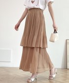 【その他のブランド/Other】のプリーツティアードスカート ベージュ|ID: prp329100004525651 ipo3291000000032008410