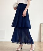 【その他のブランド/Other】のプリーツティアードスカート ネイビー|ID: prp329100004525651 ipo3291000000032008417
