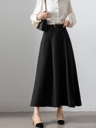 【ドゥーベル/Doux Belle】のハイウエスト ギャザースカート ロングスカート 人気、トレンドファッション・服の通販 founy(ファニー) ファッション Fashion レディースファッション Ladies' Fashion Online スカート Skirt ロングスカート Long Skirt ギャザー Gather チャーム Charm ロング Long エレガント 上品 Elegant ビジネス 仕事 通勤 Business 楽ちん Easy thumbnail ブラック|ID: prp329100004525657 ipo3291000000032669395