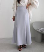 【イング/INGNI】の【WEB限定】バックレースアップマーメイドスカート サックス|ID: prp329100004525663 ipo3291000000032368208